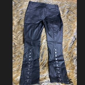 VENUS leather look biker pants